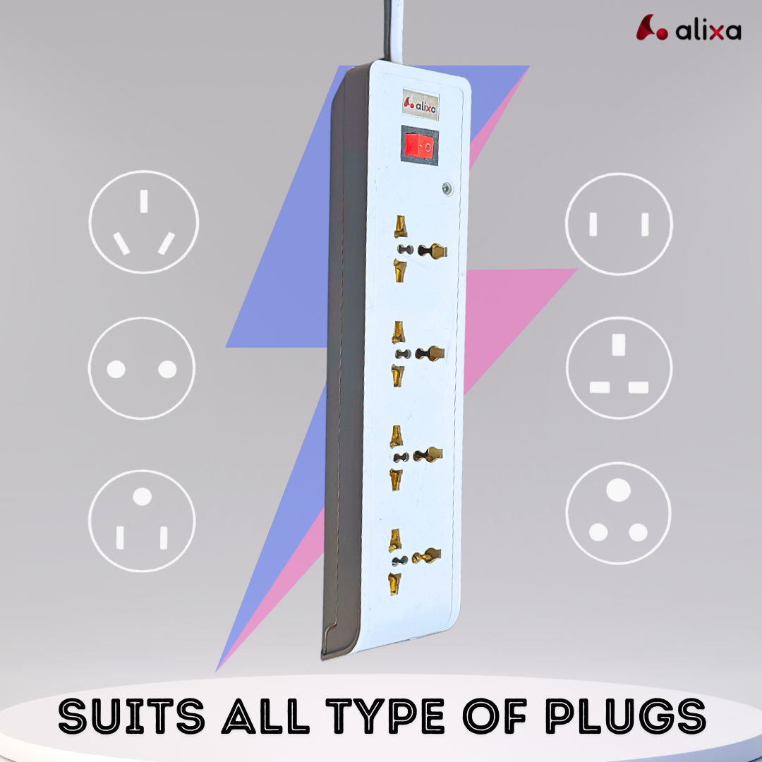 Alixa Extension Socket Vivid 4+1 - Power up Your Home